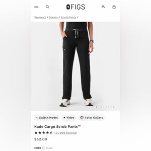 Figs Kade Cargo Scrub Pants